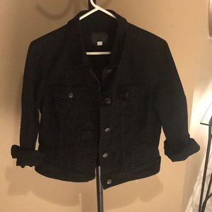 black denim jacket